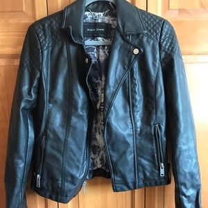 Black Faux Leather Jacket